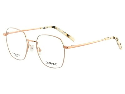 Rama ochelari de vedere femei DEFRAME 8060 C1 TITANIUM