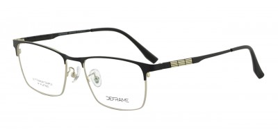 Rama ochelari de vedere barbati DEFRAME 8103 C2 TITANIUM