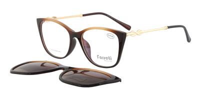 Rama ochelari clip-on femei Forseti 6042J-1 C3