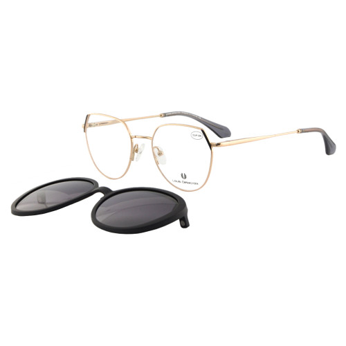 Rama ochelari clip-on femei Louis Delacroix 73392E C1