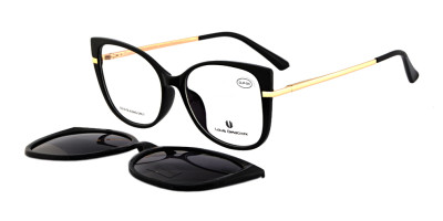 Rama ochelari clip-on femei Louis Delacroix 77230J-3 C1