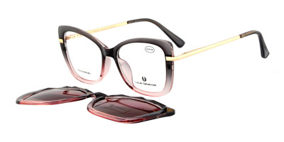 Rama ochelari clip-on femei Louis Delacroix 77265J-1 C3