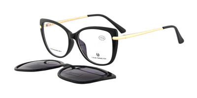 Rama ochelari clip-on femei Louis Delacroix 77309J-1 C1