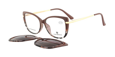 Rama ochelari clip-on femei Louis Delacroix 77309J-1 C2