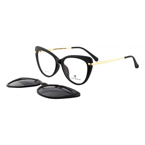 Rama ochelari clip-on femei Louis Delacroix 77231 C1
