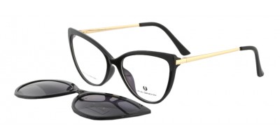 Rama ochelari clip-on femei Louis Delacroix 77263 C1