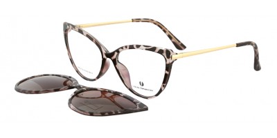 Rama ochelari clip-on femei Louis Delacroix 77263 C2