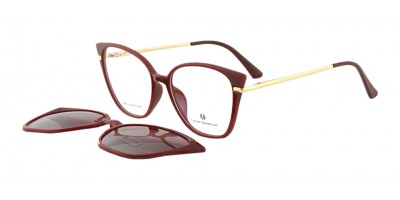 Rama ochelari clip-on femei Louis Delacroix 77265 C3