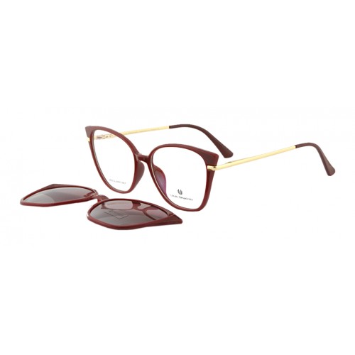 Rama ochelari clip-on femei Louis Delacroix 77265 C3